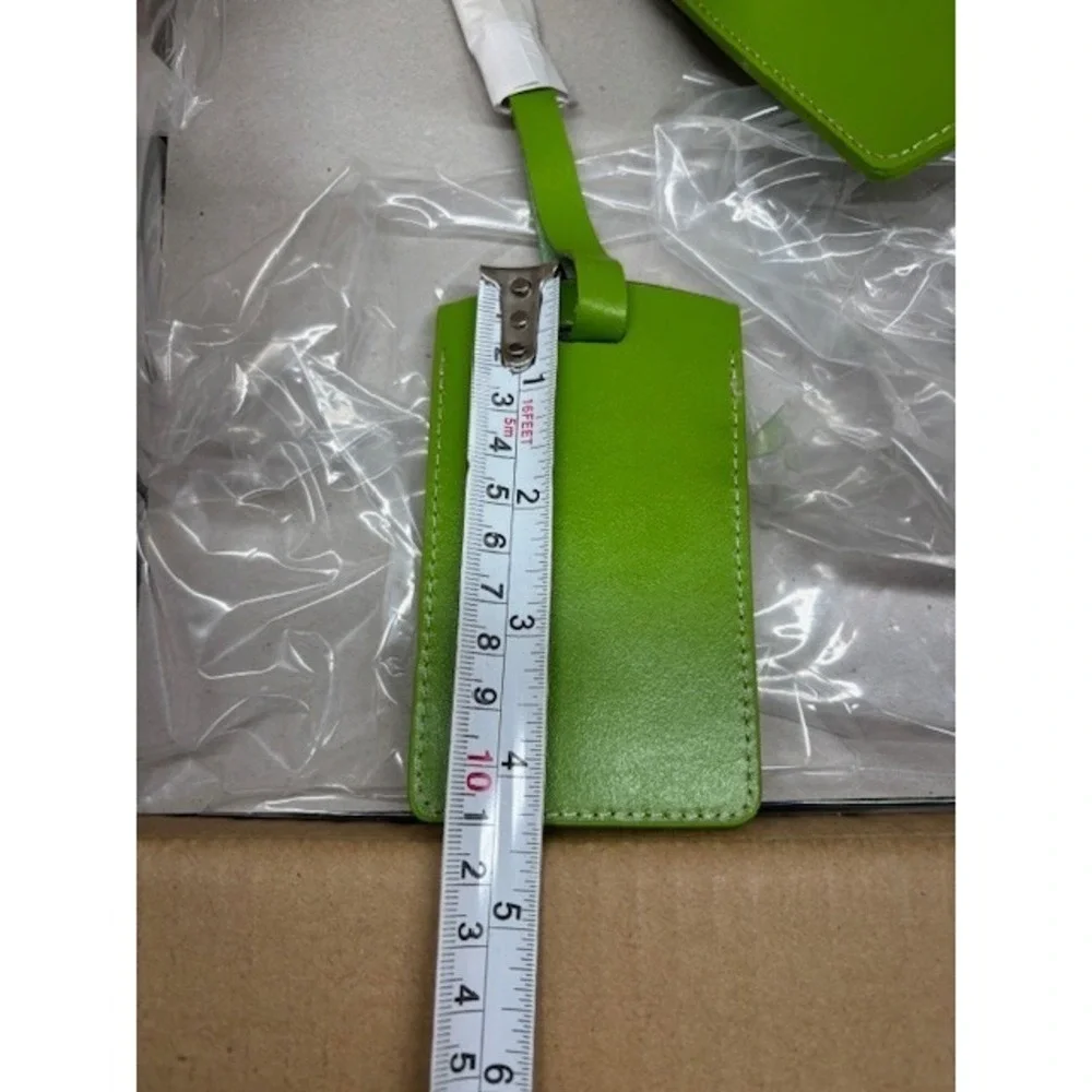 Wholesale Case of 100 Lime Green Luggage Tags